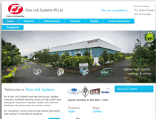 Tablet Screenshot of flowlinksystems.com